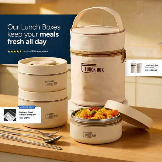 Portable Food Lunch Boxes